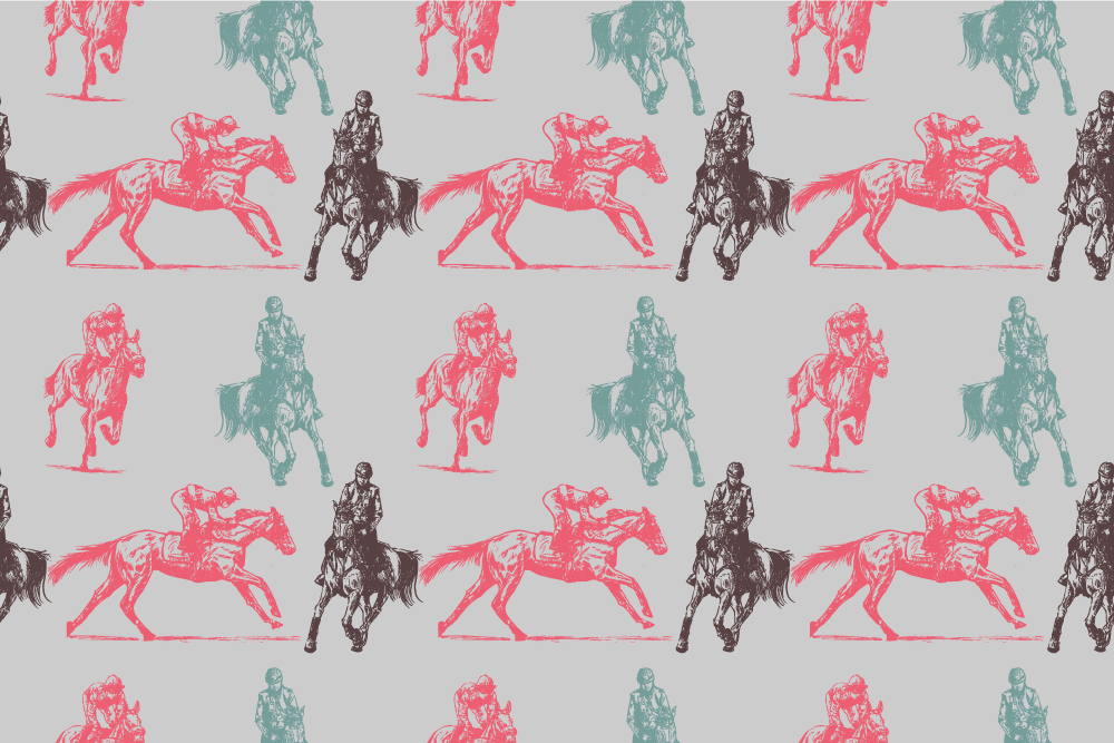 Xαλί με εκτύπωση ζώου σε σχέδιο δυτικής κατοικίας - TenStickers