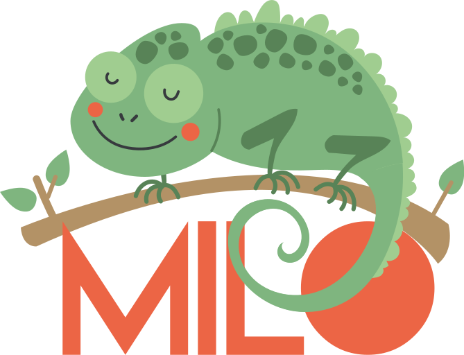 Χαλί με εκτύπωση ζώου Χαμαιλέοντας με όνομα - TenStickers