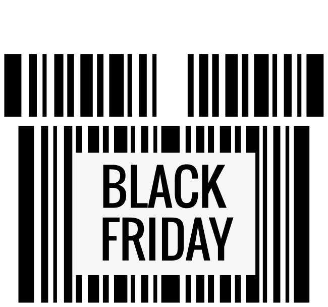 Μαύρο χαλί βινυλίου Παρασκευής κωδικός black friday - TenStickers