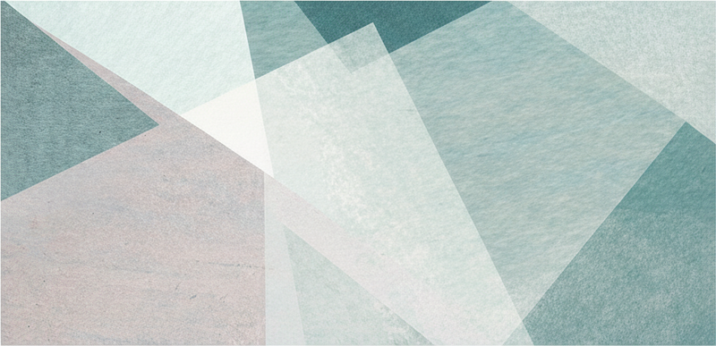 Χαλί γεωμετρικού σχεδιασμού σε τυρκουάζ παστέλ σχέδια - TenStickers