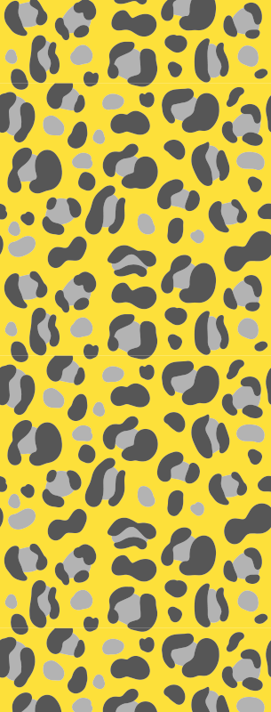 Χαλί με εκτύπωση ζώου pantone Λεοπάρδαλη - TenStickers