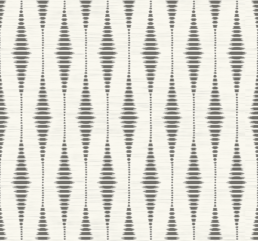 Χαλί γεωμετρικού σχεδιασμού "rabaul ikat" γκρι και μπεζ - TenStickers