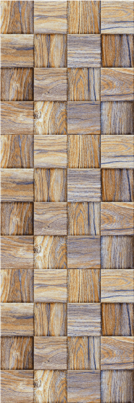 Χαλί γεωμετρικού σχεδιασμού μωσαϊκό ξύλου 80's - TenStickers