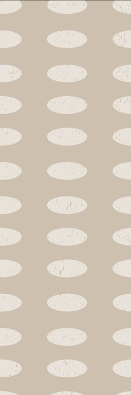 Χαλί γεωμετρικού σχεδιασμού με λευκό κυκλικό μοτίβο - TenStickers