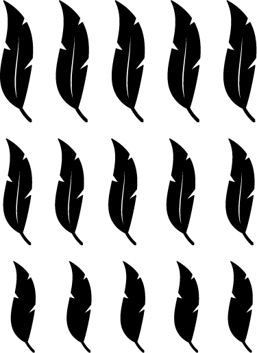 Χαλί φύσης με σχέδια αιωρούμενων φτερών - TenStickers