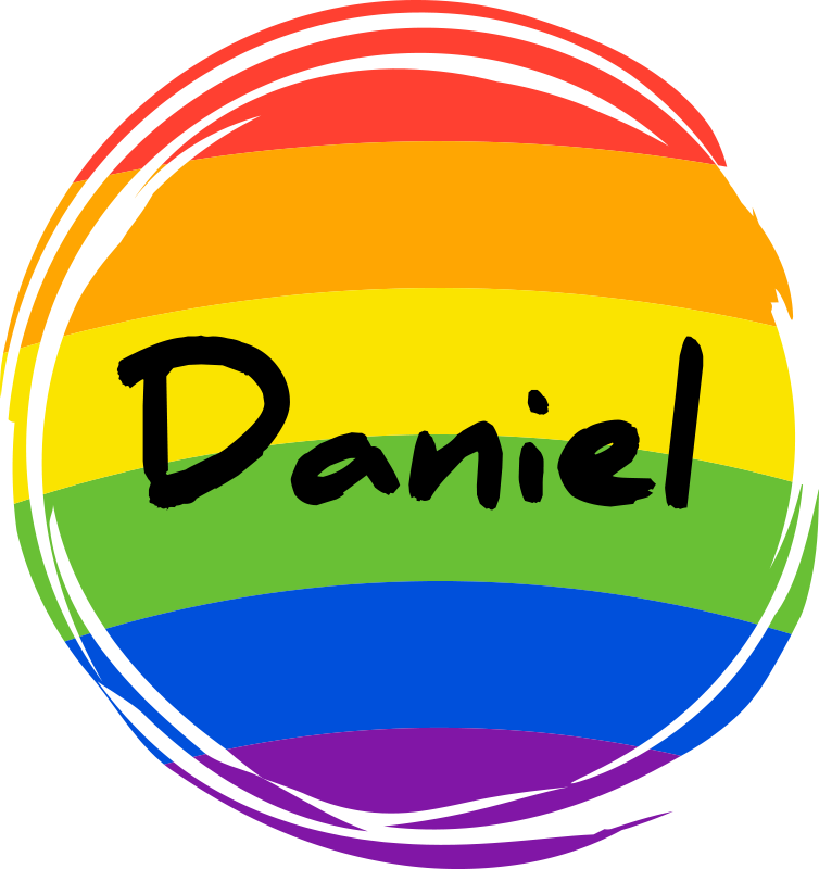 Χαλί γεωμετρικού σχεδιασμού με προσωπικό πολύχρωμο κύκλο - TenStickers