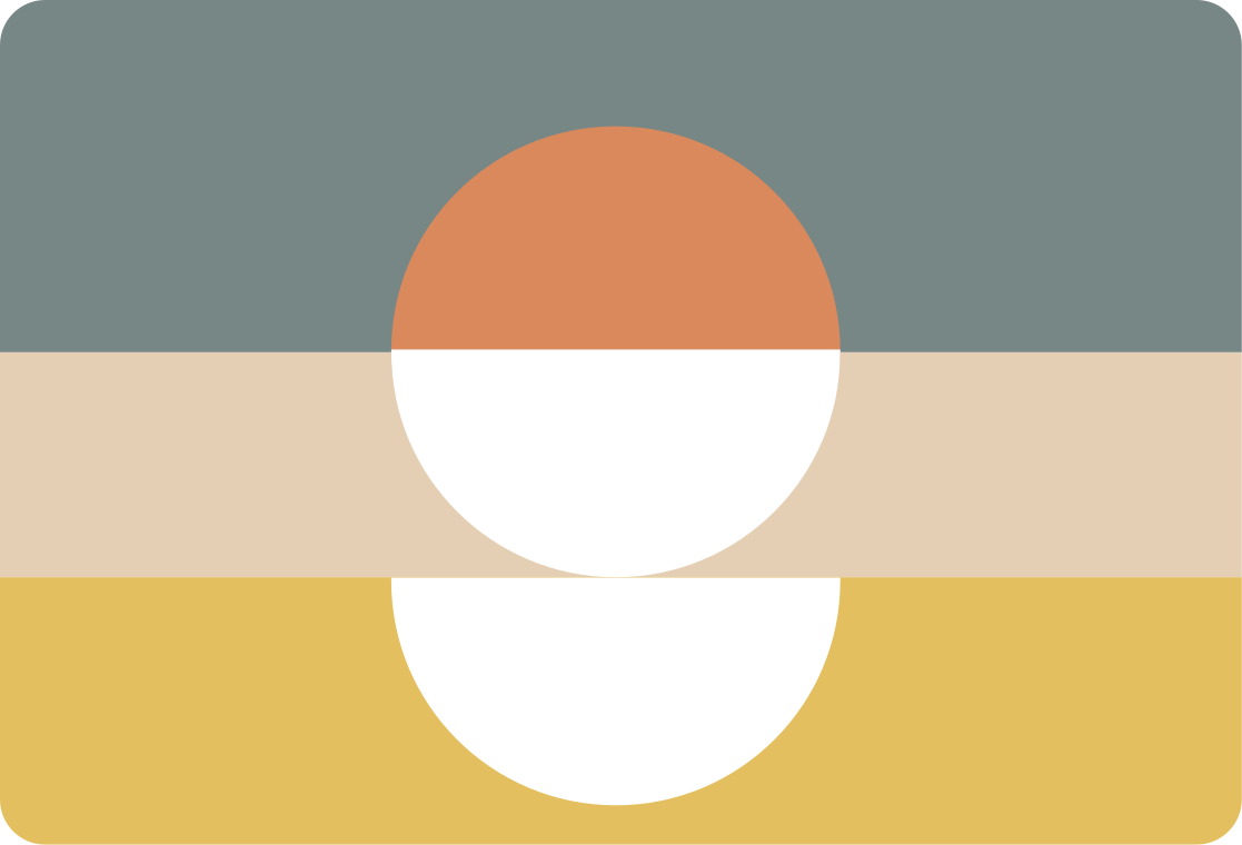 Χαλί γεωμετρικού σχεδιασμού με 3 ρίγες και κύκλους - TenStickers