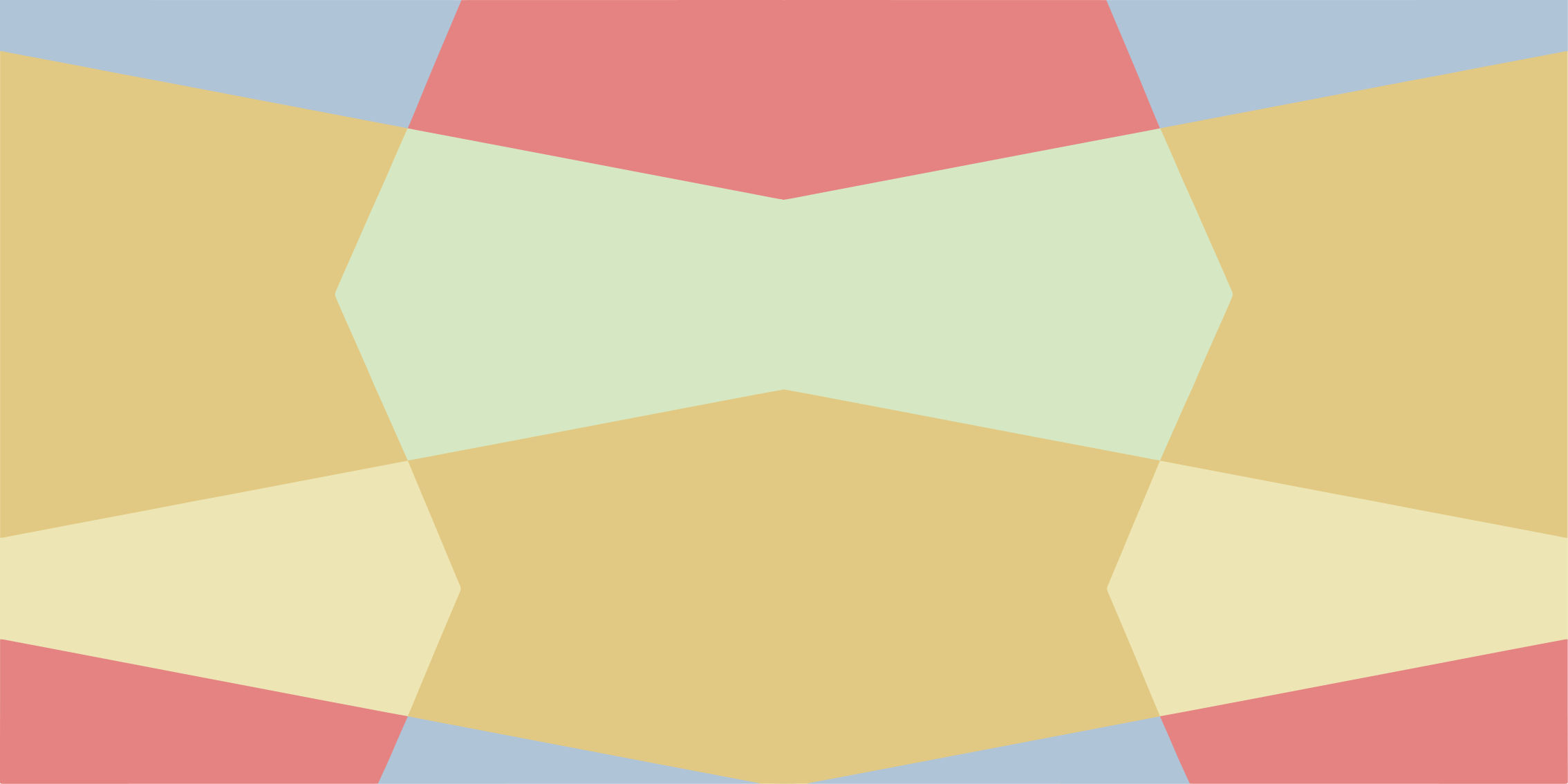 Χαλί γεωμετρικού σχεδιασμού σε παστέλ γεωμετρικά χρώματα - TenStickers