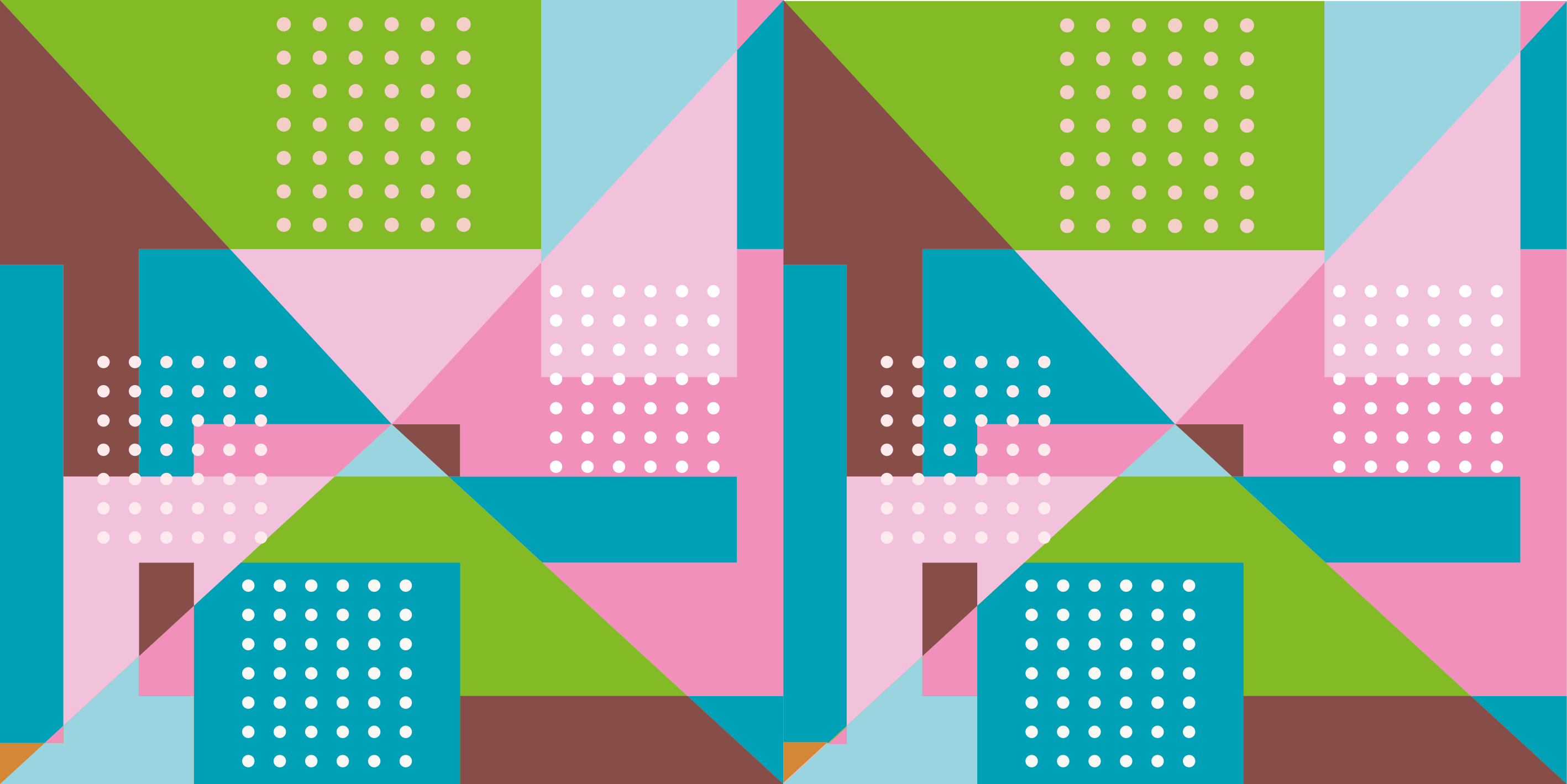 Χαλί γεωμετρικού σχεδιασμού παστέλ γεωμετρικό σχέδιο - TenStickers