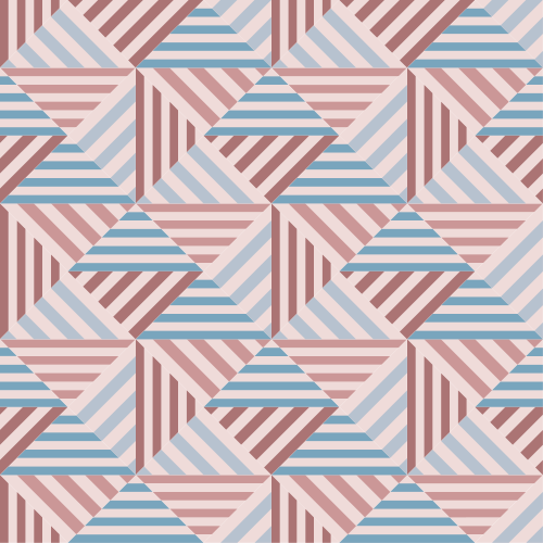 Χαλί γεωμετρικού σχεδιασμού Αφηρημένα τρίγωνα - TenStickers