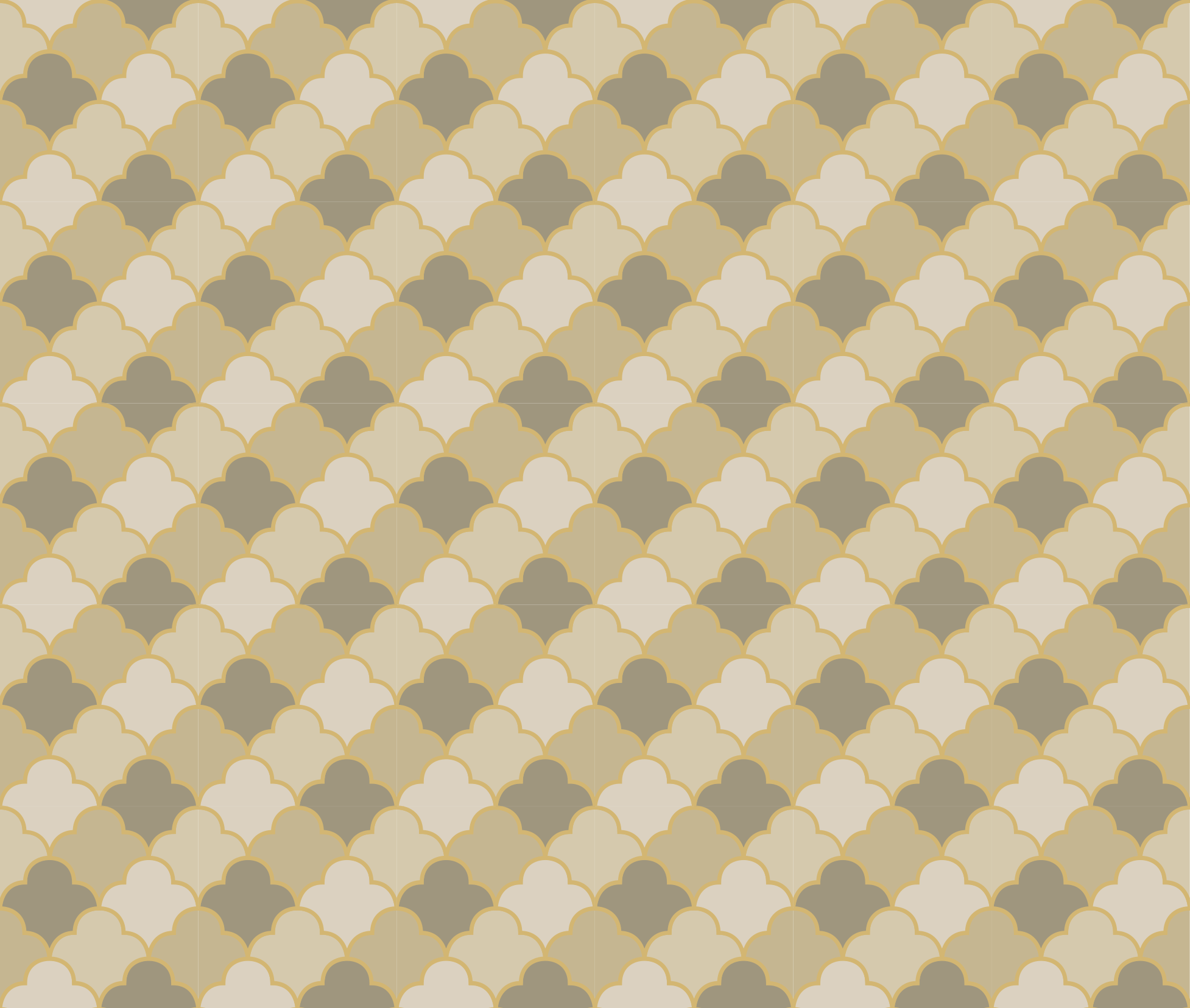 Χαλί γεωμετρικού σχεδιασμού σε μπεζ αρτ ντεκό σχέδιο - TenStickers