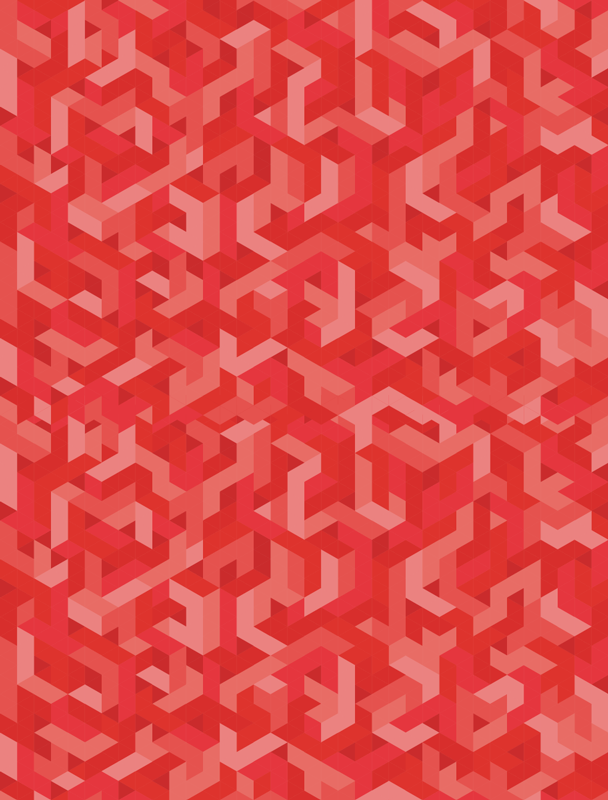 Χαλί γεωμετρικού σχεδιασμού Πολύπλοκη Γεωμετρική Ρύθμιση - TenStickers