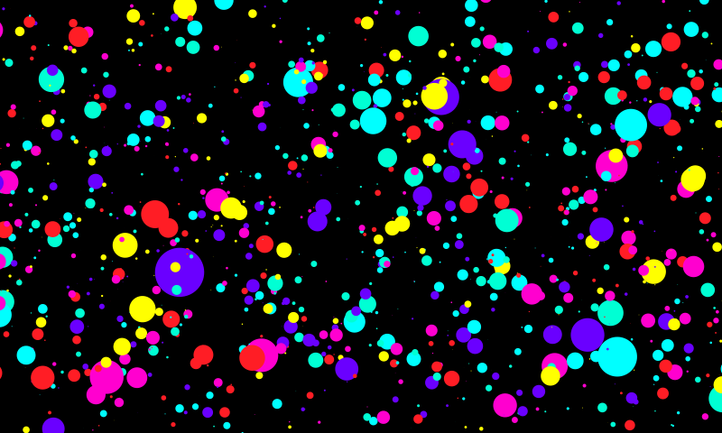 Χαλί γεωμετρικού σχεδιασμού με πολύχρωμο σχέδιο φυσαλίδων - TenStickers