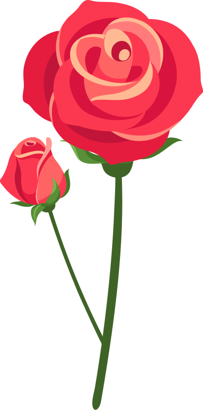 Χαλί κρεβατοκάμαρας 3d τριαντάφυλλα - TenStickers