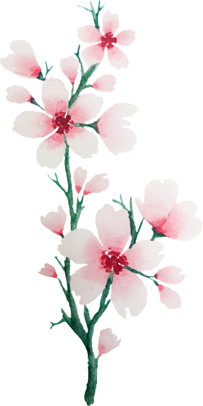 Χαλί κρεβατοκάμαρας με σχέδιο από χαριτωμένα λευκά λουλούδια - TenStickers