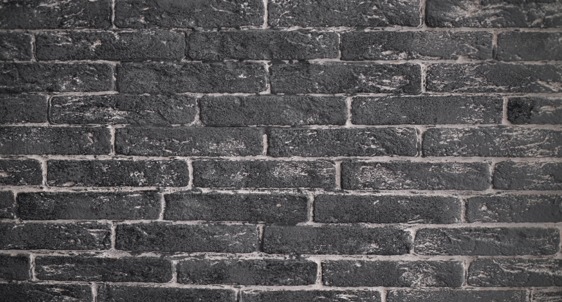 Χαλί κρεβατοκάμαρας Γκρίζος τοίχος από πέτρινες τούβλες - TenStickers