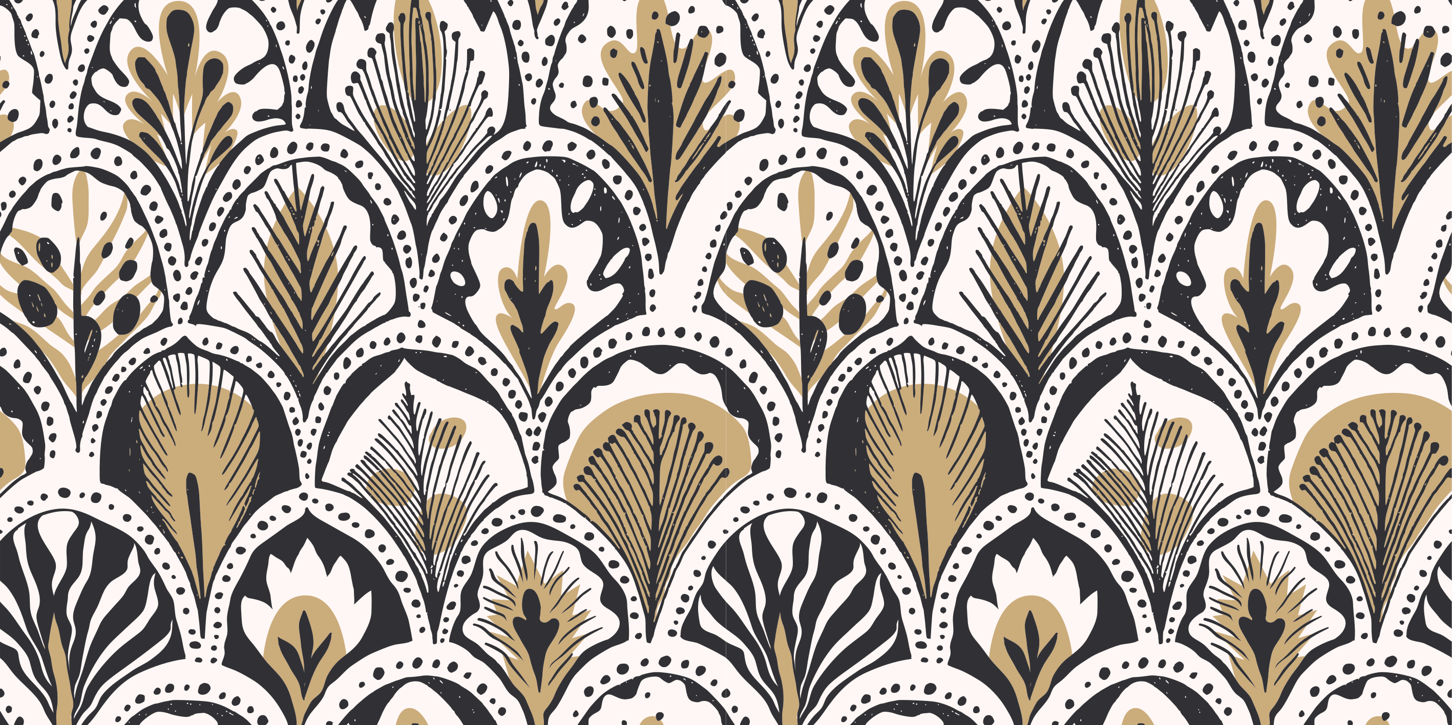 Χαλί κρεβατοκάμαρας σχέδιο με φανάρια art deco - TenStickers