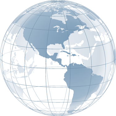 Χαλί κρεβατοκάμαρας χάρτης μπλε Αμερικής - TenStickers