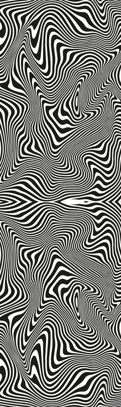 Χαλάκι μπάνιου με 3d εφέ ζέβρας - TenStickers