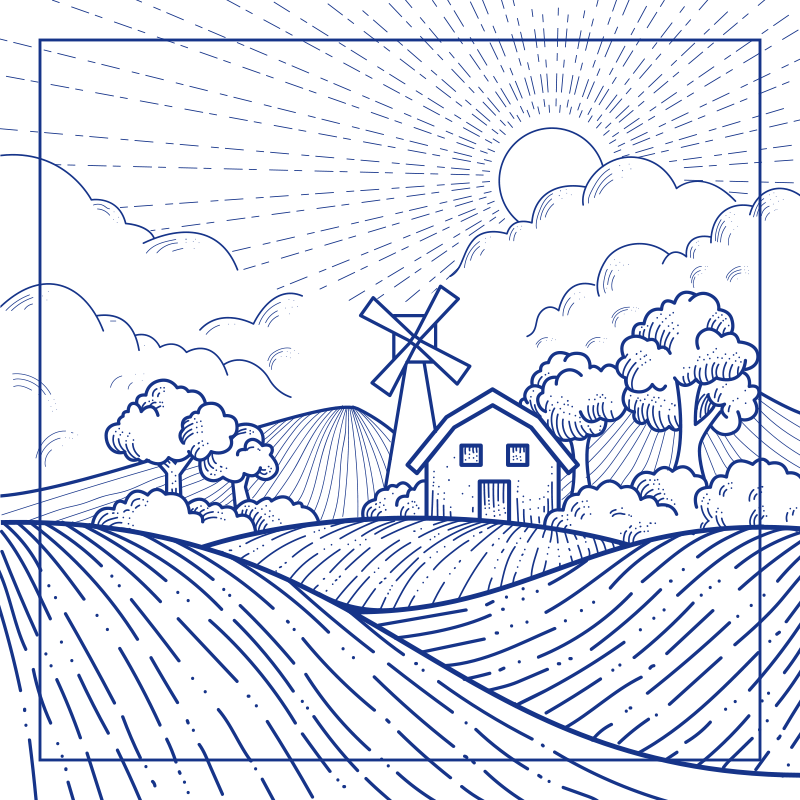 Χαλιά κουζίνας holland mills - TenStickers