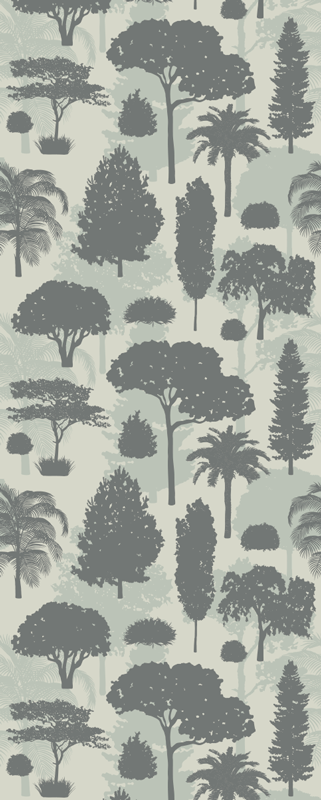 Χαλί κρεβατοκάμαρας με σχέδια δέντρων σκανδιναβικού στυλ - TenStickers