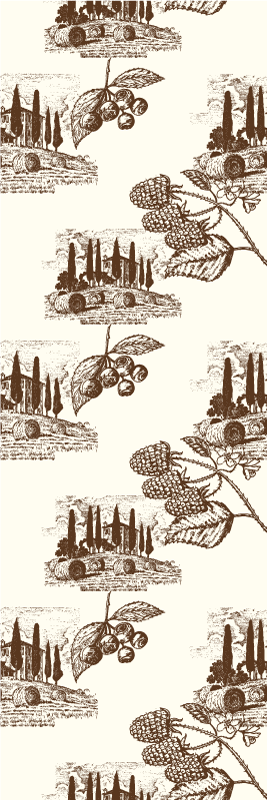 Χαλί κρεβατοκάμαρας με σχέδιο γαλλικής επαρχίας - TenStickers