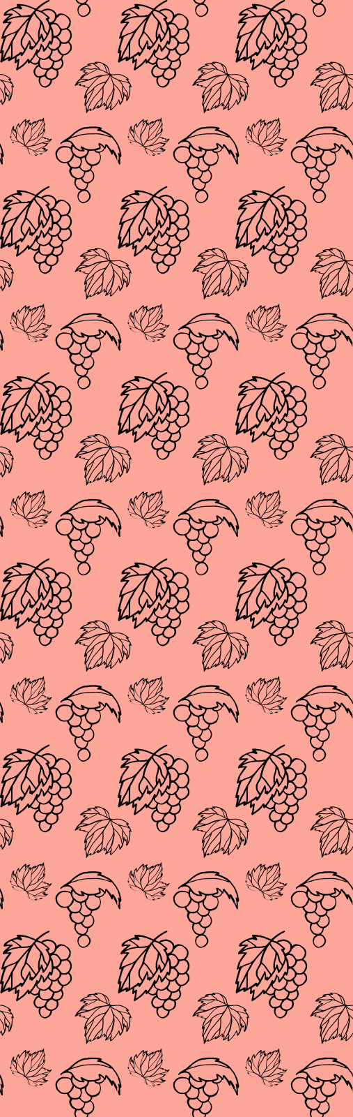 Χαλί κρεβατοκάμαρας σχέδιο ροζ σταφυλιών αφρικανικού στυλ - TenStickers