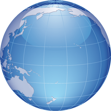 Χαλί κρεβατοκάμαρας μπλε βινύλιο Ωκεανός Ειρηνικός - TenStickers