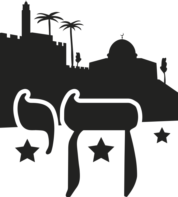 Χαλί κρεβατοκάμαρας με σύμβολο chai - TenStickers