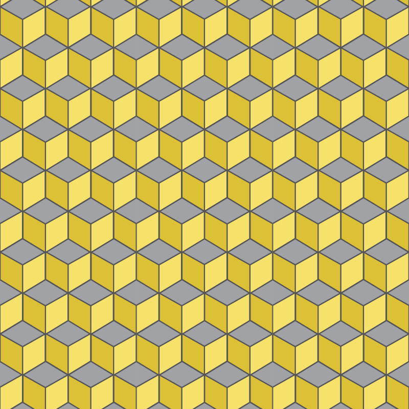 Χαλί γεωμετρικού σχεδιασμού σε χρώματα pantone - TenStickers