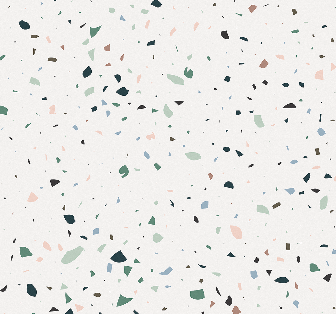 Άσπρο xαλί white terrazzo - TenStickers