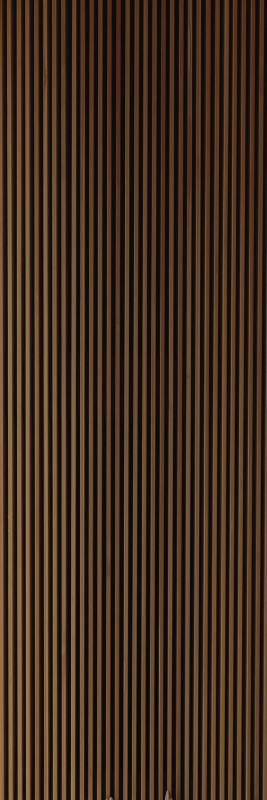 Καφέ χαλί σε ξύλινο στυλ με κάθετο σχέδιο teak - TenStickers