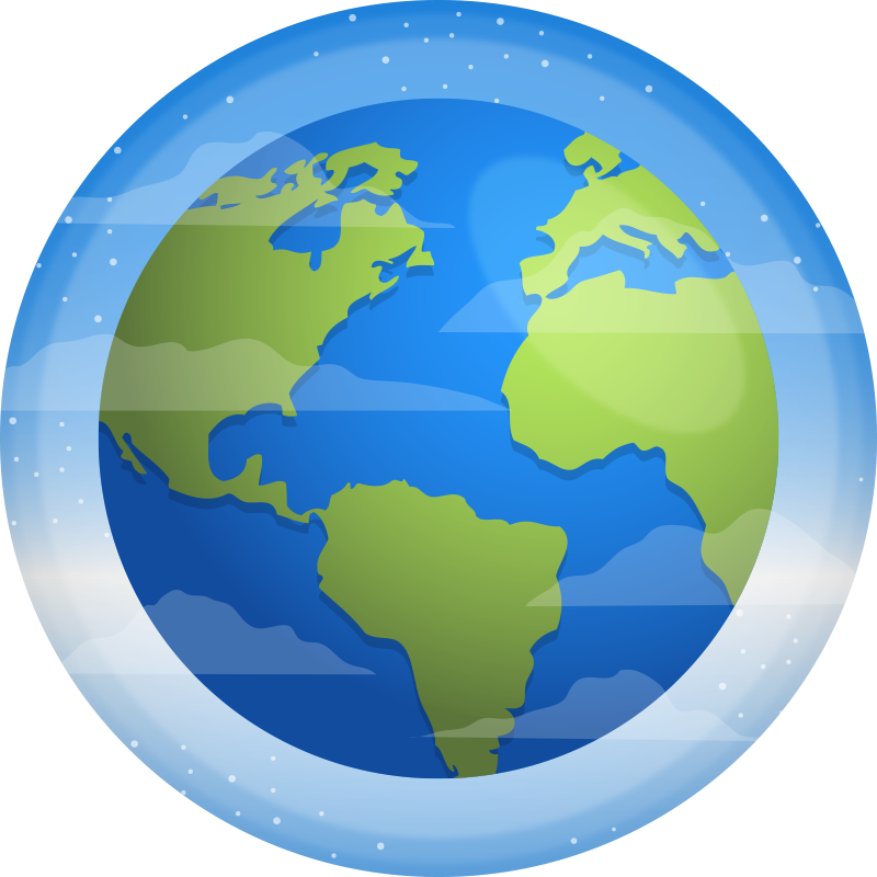 καταπληκτικό κυκλικό χαλί βινυλίου του πλανήτη - TenStickers