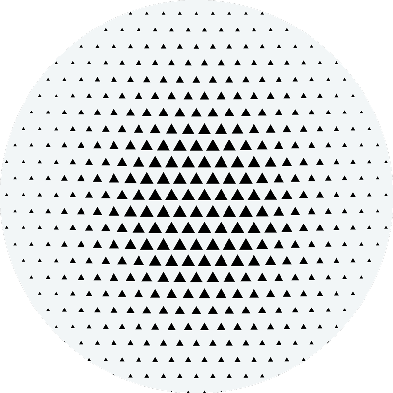 μινιμαλιστικό χαλί βινυλίου με τρίγωνα - TenStickers