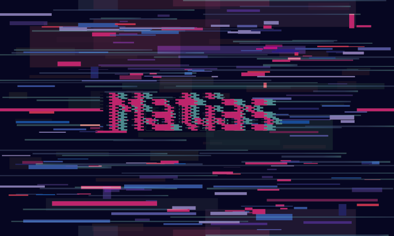 μοντέρνο χαλί glitch με όνομα - TenStickers