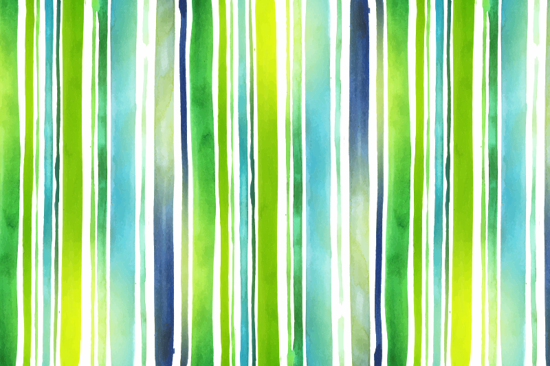 χαλί βινυλίου με ακουαρέλα ρίγες - TenStickers