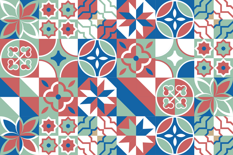 διαφορετικά σχέδια ματ κουζίνα βινυλίου - TenStickers