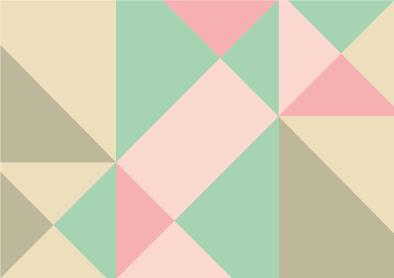 υπέροχα απαλά χρώματα γεωμετρικά χαλί βινυλίου - TenStickers