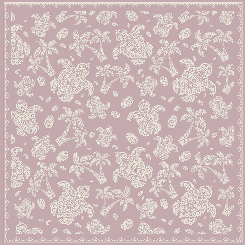 χαλί Χαβάης και χαλί βινυλίου μοτίβο παλάμης - TenStickers