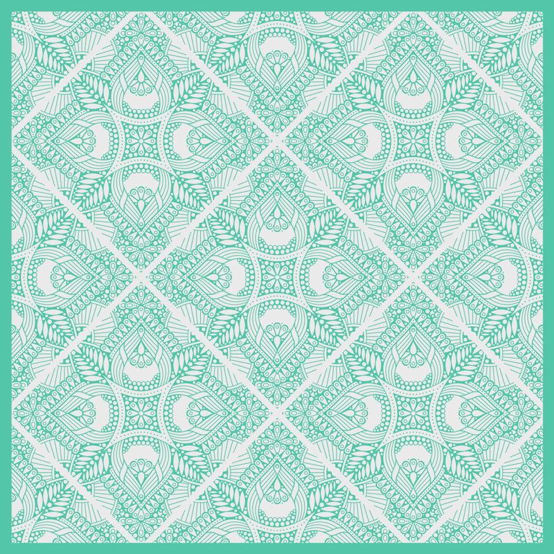 διακοσμητικό χαλί υπνοδωματίου με πλακάκια βινυλίου - TenStickers