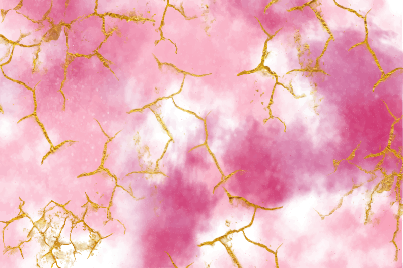 Μαρμάρινο χαλί βινυλίου μαρμάρινη ροζ κομψότητα - TenStickers