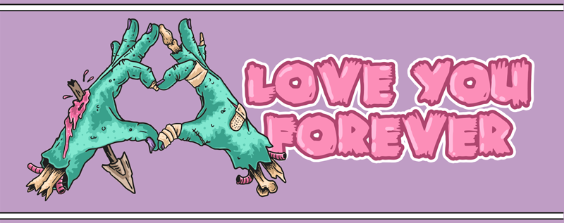 αιματηρή σχεδίαση χαλιού βινυλίου χεριών - TenStickers