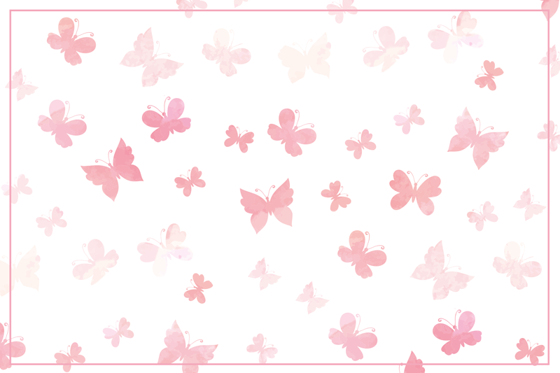 ροζ πεταλούδες ροζ χαλί - TenStickers