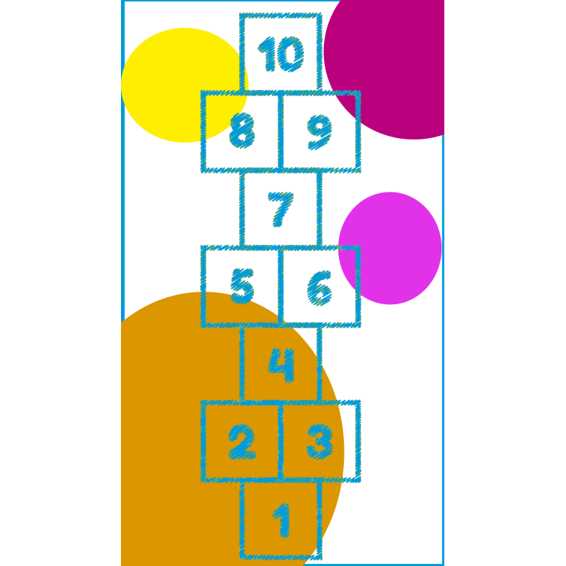 παιδικά χαλί παιχνιδιού χαλί βινυλίου - TenStickers