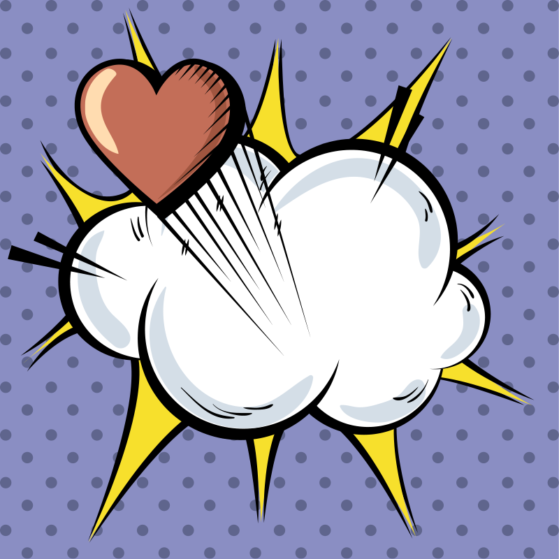 Pop art comic vintage χαλί - TenStickers