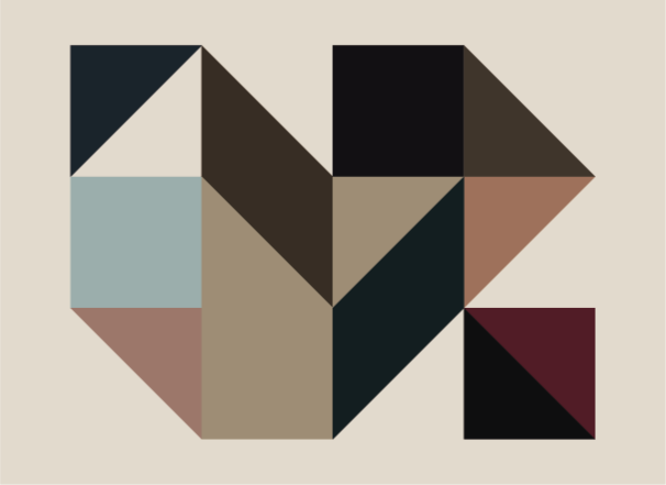 γεωμετρικά σχήματα κουβέρτας βινυλίου - TenStickers