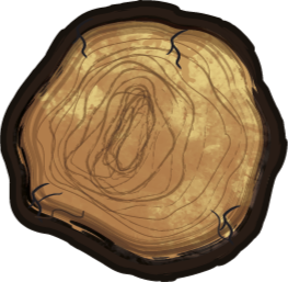 ξύλινα δάπεδα από σπασμένο κορμό - TenStickers