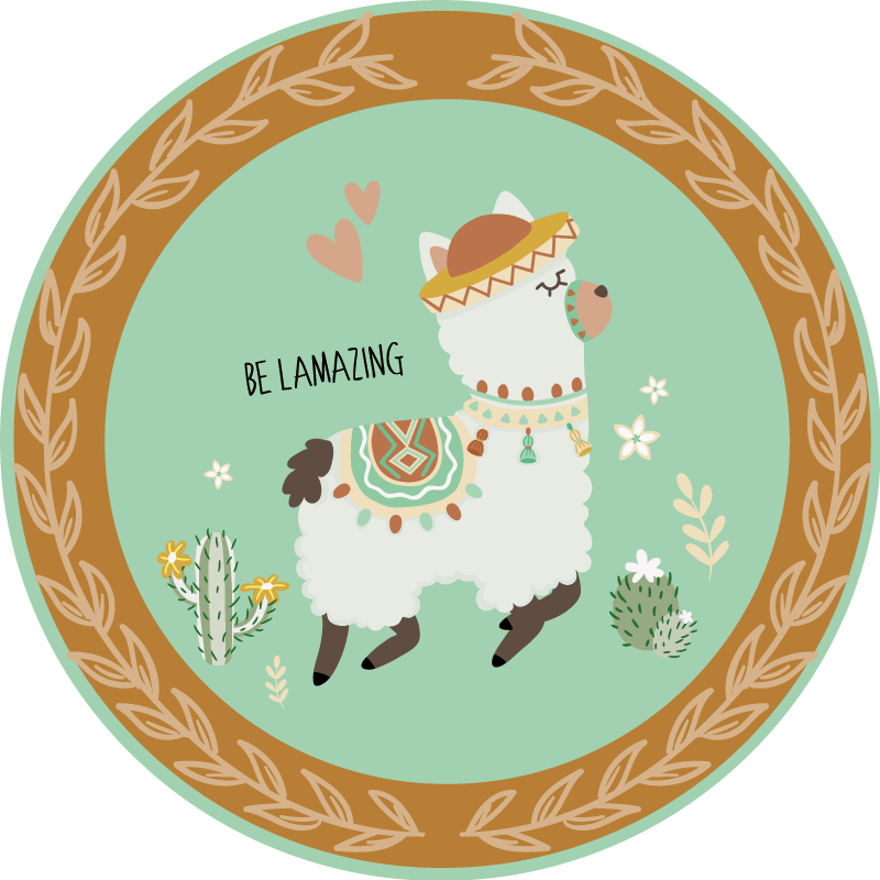 να κολλάει ζωικό χαλί από βινύλιο - TenStickers