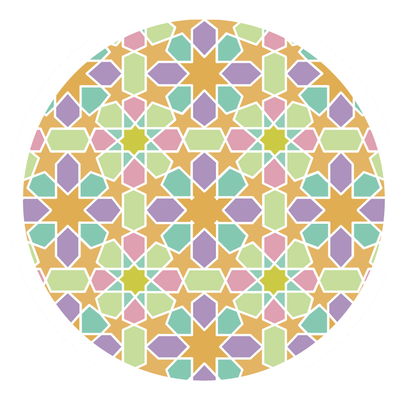 μαροκινό αστέρι χαλί βινυλίου αστέρι - TenStickers