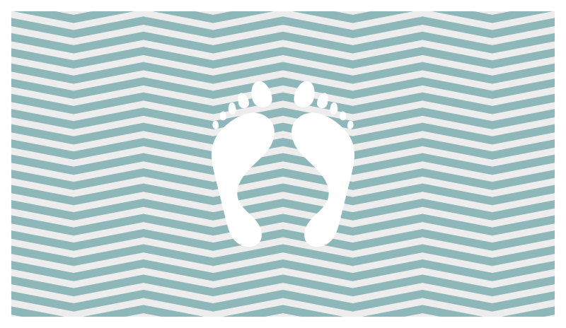 δάπεδα λωρίδες δαπέδων μπάνιου - TenStickers